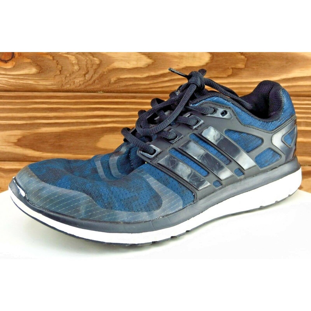 adidas Size 8.5 M Blue Lace Up Running Fabric Women Shoe 789005